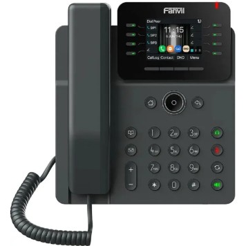 VoIP-телефон Fanvil V62G c б/п черный SIP телефон