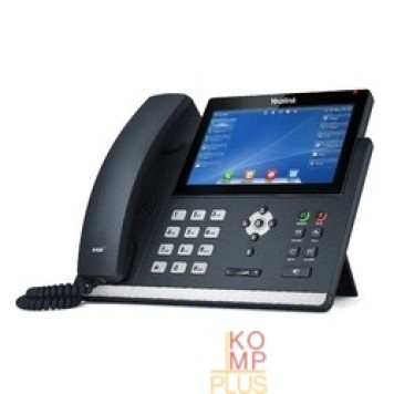 VoIP-телефон YEALINK SIP-T48U цветной сенсорный экран, 16 аккаунтов, BLF, PoE, GigE, без БП
