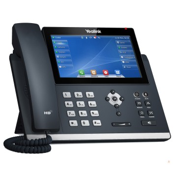 VoIP-телефон YEALINK SIP-T48U цветной сенсорный экран, 16 аккаунтов, BLF, PoE, GigE, без БП-2
