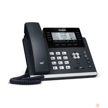 VoIP-телефон YEALINK SIP-T43U 12 аккаунтов, 2 порта USB, BLF, PoE, GigE, без БП, шт-2