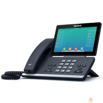 VoIP-телефон YEALINK SIP-T57W Телефон SIP цветной сенсорный экран, WiFi, Bluetooth, GigE, без видео, без БП-1