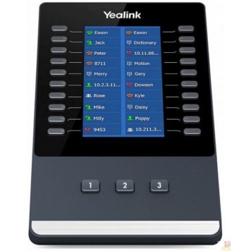 VoIP-телефон YEALINK EXP43, цветной экран, для телефонов SIP-T43U, SIP-T46U, SIP-T48U