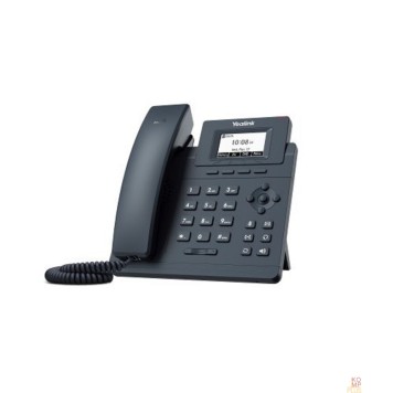 VoIP-телефон Yealink SIP-T30P Телефон SIP 1 линия, PoE, БП в комплекте (6938818306035)