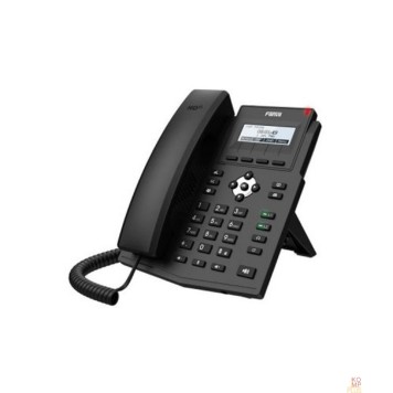 VoIP-телефон Fanvil X1SG телефон черный IP с б/п