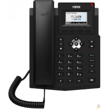 VoIP-телефон Fanvil X3S Lite черный SIP телефон