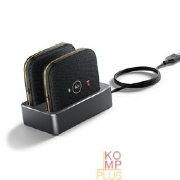 VoIP-телефон Спикерфон Yealink черный (CPW65-DECT-DUO)