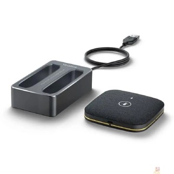 VoIP-телефон Спикерфон Yealink черный (CPW65-DECT-DUO)-1