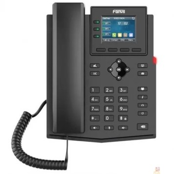 VoIP-телефон Fanvil X303P  c б/п черный SIP телефон