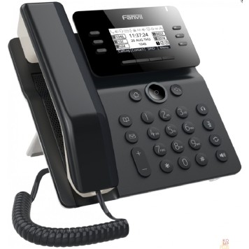 VoIP-телефон Fanvil V62 c б/п черный SIP телефон-1