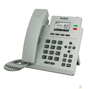 VoIP-телефон Телефон SIP Yealink SIP-T31P, 2 линии, PoE, БП в комплекте,светло-серый (SIP-T31P Light Gray)