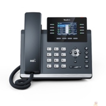 VoIP-телефон YEALINK SIP-T44U, 12 аккаунтов, 2 порта USB, цветной экран 2.8