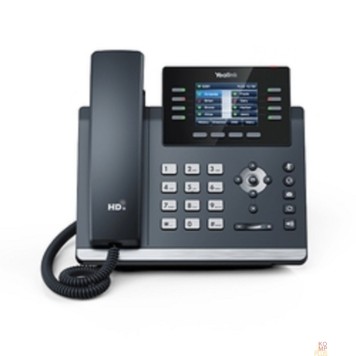 VoIP-телефон YEALINK SIP-T44W, 12 аккаунтов, 2 порта USB, Wi-Fi, цветной экран 2.8