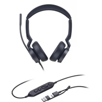 VoIP-телефон Гарнитура проводная/ Yealink UH46 Dual UC USB-C/A 1308183-1