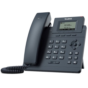 VoIP-телефон Yealink SIP-T30P Телефон SIP 1 линия, PoE, БП в комплекте (6938818306035)-1