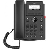 VoIP-телефон Fanvil X301P  c б/п черный SIP телефон
