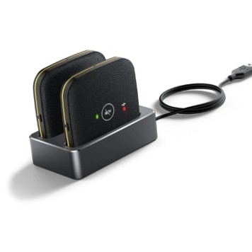 VoIP-телефон Спикерфон Yealink черный (CPW65-DECT-DUO)