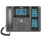VoIP-телефон Fanvil X210 20 линии SIP, HD аудио,имеет цветной дисплей 4.3 дюймов 480x272, 3 ЖК дисплея, имеет 2 порта Gigabit LAN, питание PoE, 106 DSS/BLF ключи, WIFI, Bluetooth