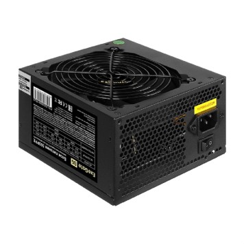 Блок питания EXEGATE EX260641RUS-PC Блок питания 500W ExeGate 500PPE (ATX, APFC, PC, КПД 80% (80 PLUS), 12cm fan, 24pin, 2x(4+4)pin, 2xPCI-E, 5xSATA, 3xIDE, black, кабель 220V в комплекте)-1