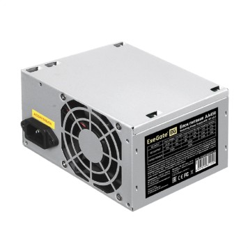 Блок питания Exegate EX253683RUS Блок питания 450W Exegate AA450, ATX, 8cm fan, 24+4pin, 2*SATA, 1*IDE