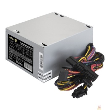Блок питания Exegate EX259602RUS Блок питания 700W Exegate UN700, ATX, 12cm fan, 24p+(4+4)p,  6/8p PCI-E, 4*SATA,  2*IDE, FDD-1