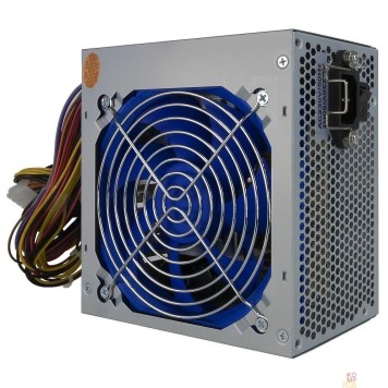 Блок питания CROWN Блок питания CM-PS500office (20+4in, 120mm FAN, SATA*2, PATA(big Molex)*3, FDD*1, 4+4pin, Lines 1x12V OEM, скоба)