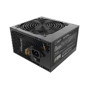 Блок питания CBR ATX 450W 80+ Bronze, DC-DC, APFC, 0.6mm, 24pin, 1*8-pin(4+4P), 1*6+2pin, 4*SATA, 2*IDE, 12cm fan, 1.5м кабель питания, черный PSU-ATX450-12GM BOX-2