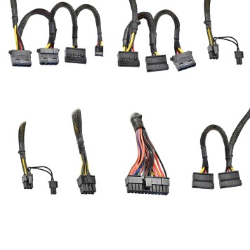 Блок питания Exegate EX282040RUS-OEM Блок питания 500W ExeGate 500PPH-LT OEM, ATX, black, 80+, APFC, 12cm, 24p, (4+4)p, 5*SATA, 3*IDE-2
