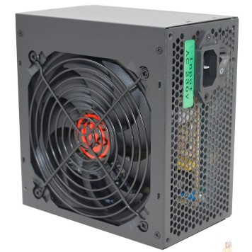 Блок питания Ginzzu CB450 12CM black,24+4p,PCI-E, 3*SATA, 2*IDE,оплетка MB, кабель питания-1