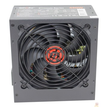 Блок питания Ginzzu CB450 12CM black,24+4p,PCI-E, 3*SATA, 2*IDE,оплетка MB, кабель питания-2