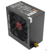 Блок питания Ginzzu CB600 12CM black,24+4p,2 PCI-E(6+2), 4*SATA,3*IDE,оплетка MB, кабель питания