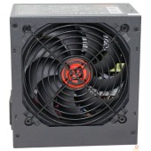 Блок питания Ginzzu CB700 12CM black,24+4p,2 PCI-E(6+2), 6*SATA, 3*IDE,оплетка MB, кабель питания