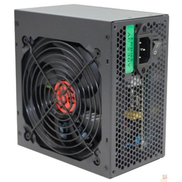 Блок питания Ginzzu CB700 12CM black,24+4p,2 PCI-E(6+2), 6*SATA, 3*IDE,оплетка MB, кабель питания-2