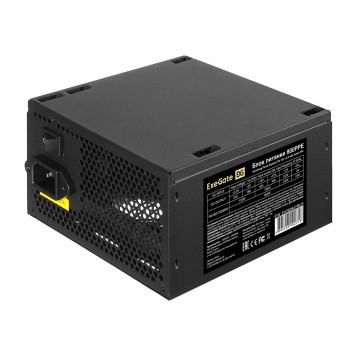 Блок питания Exegate EX260647RUS Блок питания 800W Exegate 800PPE, ATX, black, APFC, 12cm, 24p+(4+4)p, PCI-E, 3*IDE, 5*SATA, FDD OEM