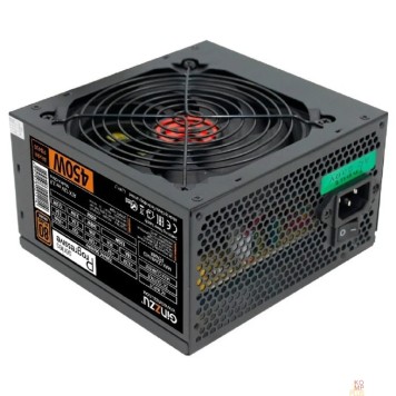 Блок питания Ginzzu PB450 12CM 80+ black,APFC,20+4p,1 PCI-E(6+2), 4*SATA, 2*IDE, OEM