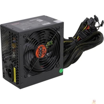 Блок питания Exegate EX282040RUS Блок питания 500W Exegate 500PPH-LT, 80+,RTL ATX, black, APFC, 12cm, 24p, (4+4)p, 5*SATA, 3*IDE
