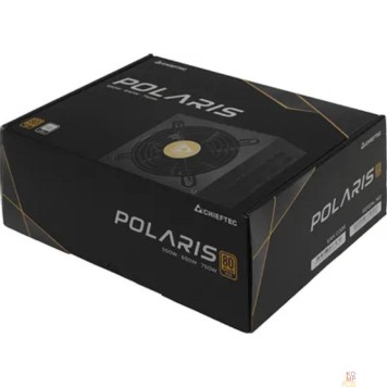 Блок питания Chieftec Polaris PPS-650FC (ATX 2.4, 650W, 80 PLUS GOLD, Active PFC, 120mm fan, Full Cable Management) Retail-1