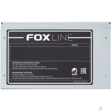 Блок питания Блок питания Foxline  FZ500R 500W, ATX, NOPFC, 120FAN, 2xSATA, 2xPATA, 1xFDD, 24+4-2
