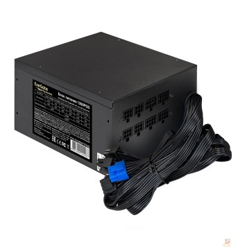 Блок питания Exegate EX285977RUS Блок питания 1200W ExeGate Gaming Standard 1200PGS RTL, ATX, black, APFC, 14cm, 24p+2*(4+4)p, PCI-E, 5SATA, 4IDE