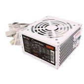 Блок питания Ginzzu CB600 12CM White ,24+4p,2 PCI-E(6+2), 4*SATA,3*IDE,оплетка MB, кабель питания