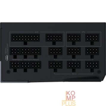 блок питания  Блок питания Gigabyte ATX 1200W GP-AP1200PM 80+ platinum 24+2x(4+4) pin APFC 140mm fan 16xSATA Cab Manag RTL-1