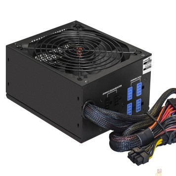 Блоки питания Exegate EX292174RUS-S Блок питания 400W ExeGate 400PPX (ATX, SC, APFC, КПД 80% (80 PLUS), 14cm fan, 24pin, (4+4)pin, PCIe, 5xSATA, 4xIDE, FDD, RTL, black, кабель 220V с защитой от выдергивания)-1
