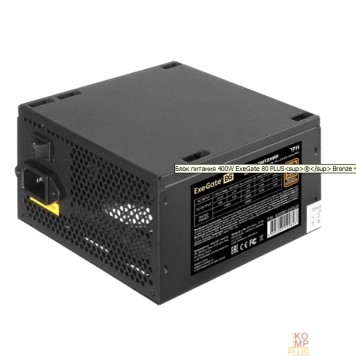 Блок питания Exegate EX292158RUS-OEM Блок питания 1200W ExeGate 80 PLUS® Bronze 1200PPH-OEM (ATX, APFC, КПД 89% (80 PLUS Bronze), 12cm fan, 20+4pin, 2x(4+4)pin, 6xPCI-E, 8xSATA, 4xIDE, black, RTL)