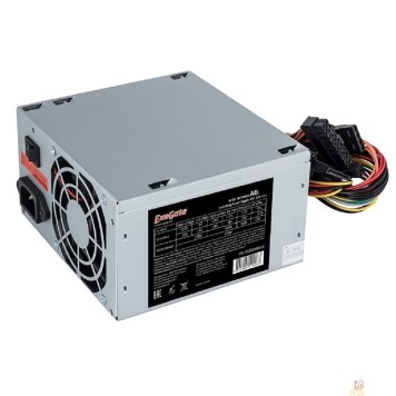 Блок питания Exegate EX292143RUS Блок питания 650W ExeGate AB650 (ATX, 8cm fan, 24pin, 4pin, 3xSATA, 2xIDE, FDD)