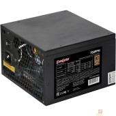 Блок питания Exegate EX282154RUS-OEM Блок питания 700W ExeGate 80 PLUS® Bronze 700PPH-OEM (ATX, APFC, КПД 89% (80 PLUS Bronze), 12cm fan, 20+4pin, 2x(4+4)pin, 4xPCI-E, 8xSATA, 4xIDE, black, RTL)