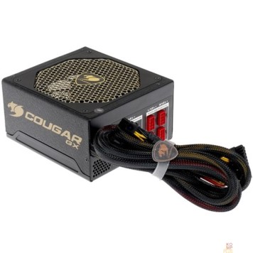 Блок питания Cougar GX 800 (Модульный, Разъем PCIe-4шт,ATX v2.31, 800W, Active PFC, 140mm Fan, 80 Plus Gold) GX800 Retail