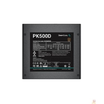 Блок питания Блок питания Deepcool GAMERSTORM ATX 500W PK500D 80+ bronze (20+4pin) APFC 120mm fan 6xSATA RTL-1