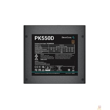 Блок питания Блок питания Deepcool GAMERSTORM ATX 550W PK550D 80+ bronze (20+4pin) APFC 120mm fan 6xSATA RTL-1