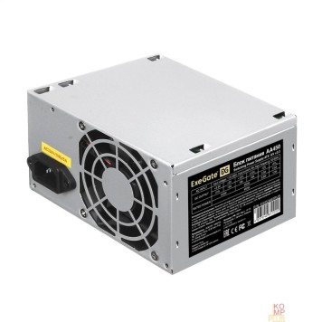Блок питания Exegate EX253683RUS-PC Блок питания 450W ExeGate AA450 (ATX, PC, 8cm fan, 24pin, 4pin, 2xSATA, IDE, кабель 220V в комплекте)