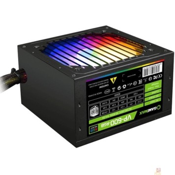 Блоки питания GameMax Блок питания ATX 600W VP-600-RGB 80+, Ultra quiet