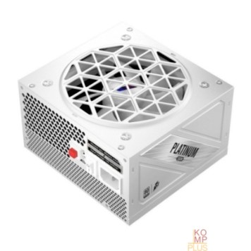 Блок питания  1STPLAYER NGDP Platinum 1000W White / ATX3.0, APFC, 80 PLUS Platinum, SR + LLC + DC-DC, 120mm fan, full modular / HA-1000BA3-WH
